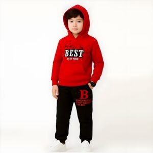 Premium Winter Hoodie And Pant Set For Kids-JS-07