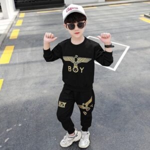 Premium Winter Hoodie And Pant Set For Kids-JS-05