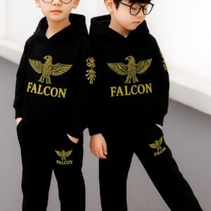 Premium Winter Hoodie And Pant Set For Kids-JS-08