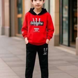 Premium Winter Hoodie And Pant Set For Kids-JS-06