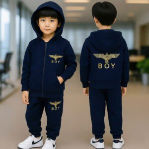 Premium Winter Hoodie And Pant Set For Kids-JS-04